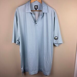 FootJoy Golf Polo Shirt Mens XL Blue Short Sleeve Athletic Golfing